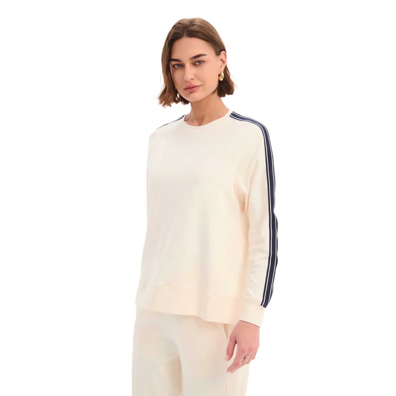 TIRELLI Stripe Sleeve Sweat